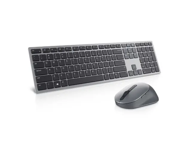 Kit periferice DELL KM7321W Wireless &amp; Bluetooth Argintiu