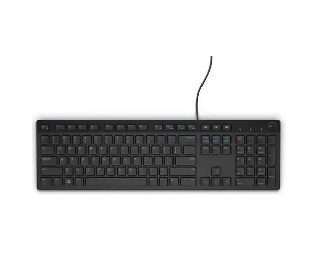 Keyboard Dell KB216, wired, US INT layout, black, multimedia, USB