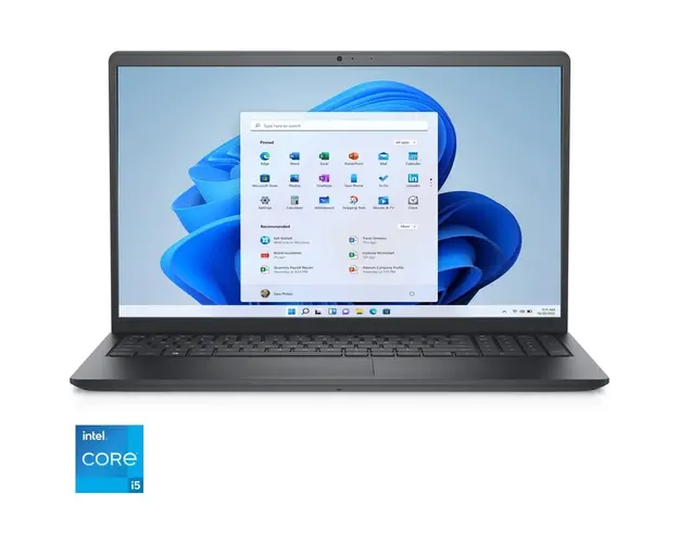 Laptop Dell Vostro 3520 cu procesor Intel® Core™ i5-1235U pana la 4.4 GHz, 15.6 Full HD, 8GB DDR4, 512GB SSD, Intel® UHD Graphics, Windows 11 Pro, Black