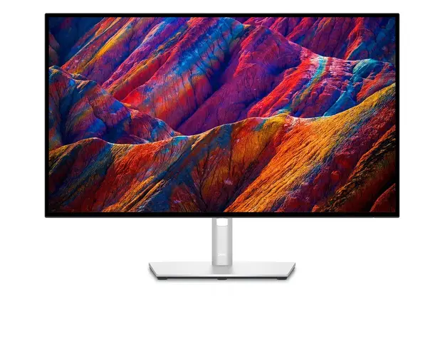Monitor LED IPS Dell 27 4K UHD, 60Hz, 5ms, 99% sRGB, color gamut, HDMI, Display Port, USB, USB-C, Pivot, U2723QE