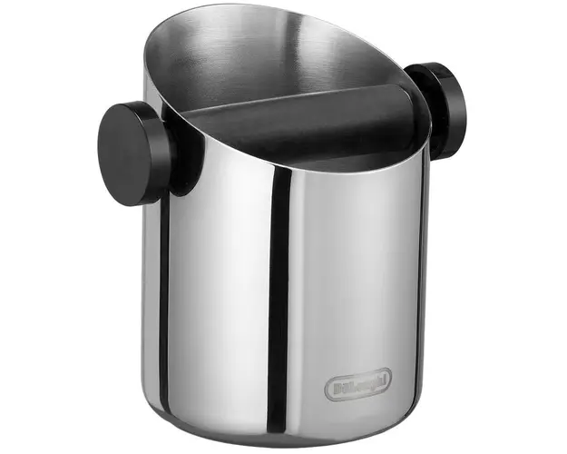 Container pentru zatul de cafea knock box De’Longhi DLSC059, 500g, Argintiu