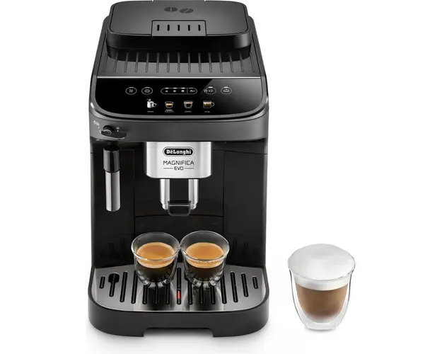 Espressor automat De&#039;Longhi Magnifica Evo ECAM 290.21.B, Sistem spumare lapte manual, Rasnita cu 13 setari, 1,8l, 15 bar, 1450W, Negru