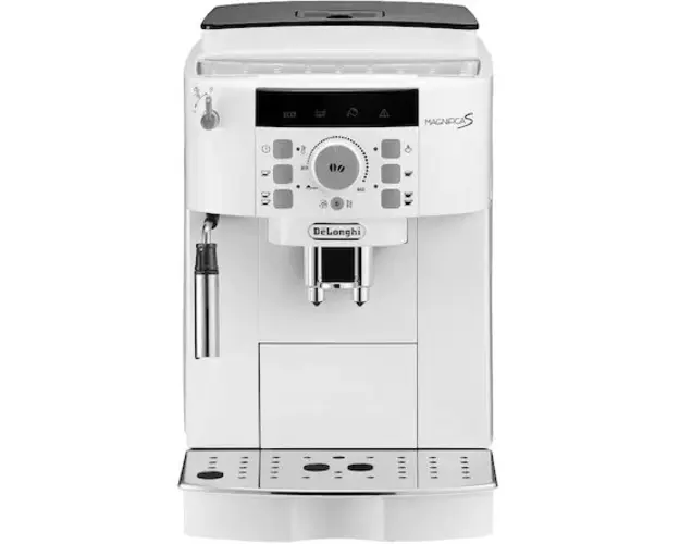 Espressor automat De&#039;Longhi Magnifica S ECAM 22.110.W, 1450W, 15 bar, rasnita inox, 1.8l, Alb