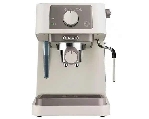 Espressor manual DE’LONGHI Stilosa EC 235.CR, 1l, 1100 W, 15 bari, Crem