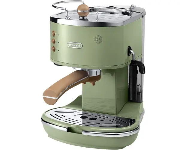Espressor manual De&#039;Longhi Vintage ECOV311.GR, 15 bar, 1.4 l, Sistem Cappuccino, Verde