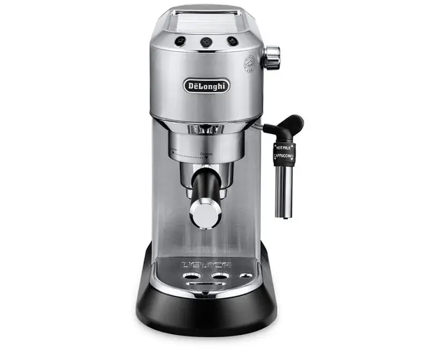 Espressor manual Dedica Style EC 685.M, 1300 W, 15 bar, 1.1 l, slim, argintiu