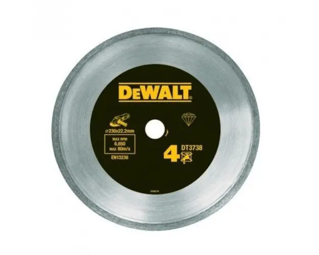 Disc diamantat DT3736 pentru taiere gresie, faianta, 125x22.2x1.6mm