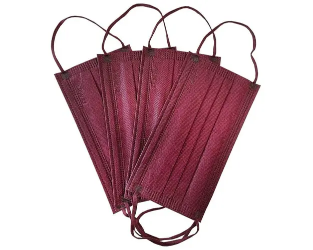 Masca medicala 4 straturi full color Burgundy Dr. Mayer