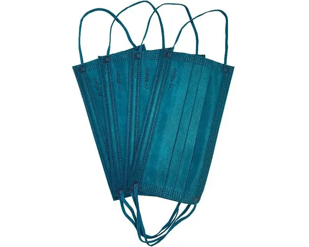 Masca Medicala 4 Straturi Full Color Ocean Blue 50 bucati Dr.Mayer