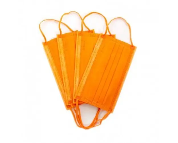 Masca medicala 4 straturi full color Orange Dr. Mayer