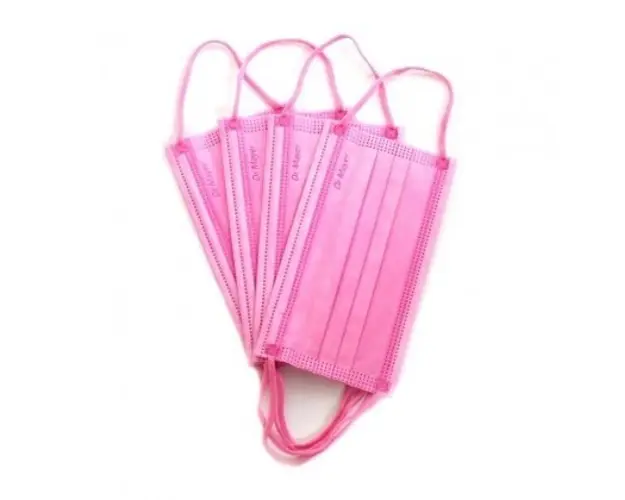 Masca medicala 4 straturi full color Roz Dr. Mayer