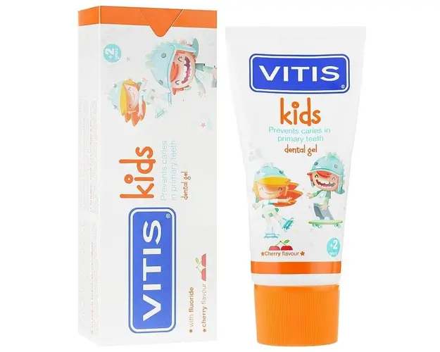 Pasta de dinti Vitis Kids Cherry 2+