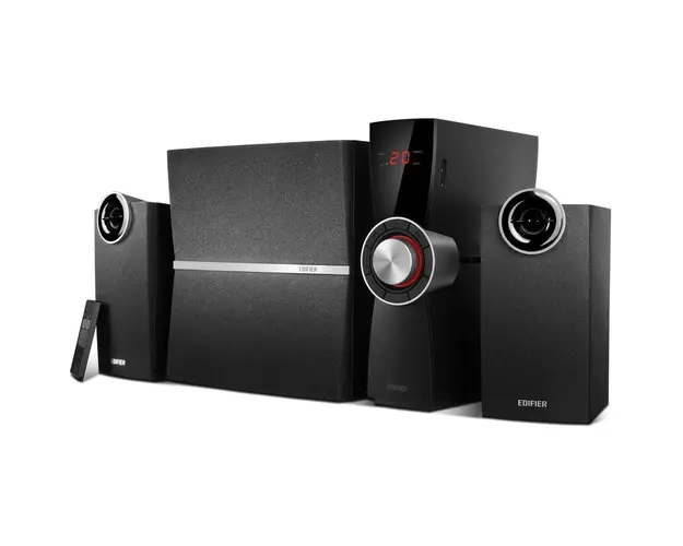 Boxe PC 2.1 canale 53W (9Wx2 + 35W), amplificator extern, digital optical