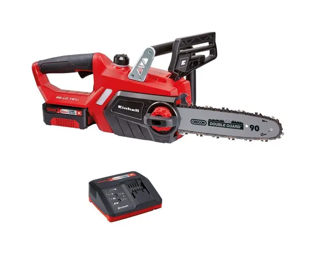 Fierastrau/drujba fara cablu Power-X-Change GE-LC 18Li kit, 18 V, lama 25 cm, acumulator 3 Ah inclus