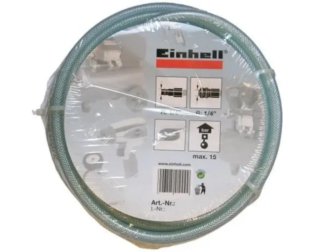 Furtun presiune Einhell, 6 mm, 15 m, maxim 15 bar
