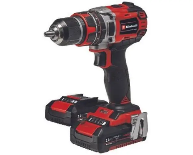 Masina de gaurit si insurubat (bormasina) cu impact pe acumulator Einhell TE-CD 18/50 Li-i BL, 18 V, tehnologie PXC, motor fara perii, 13 mm mandrina, 28.800 percutii/min, 50 Nm, 2 acumulatori, incarcator