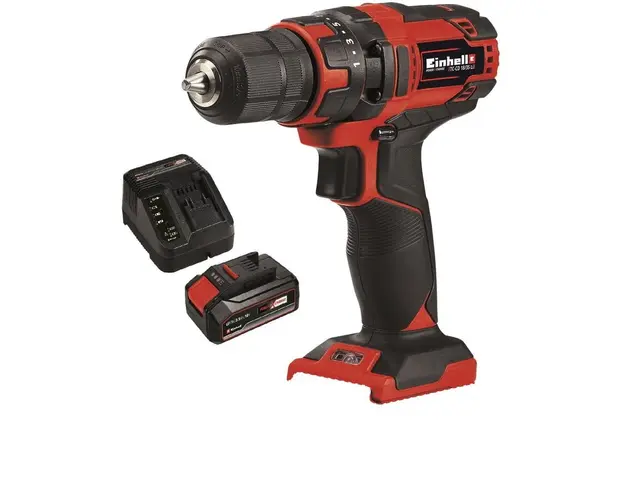 Masina de gaurit si insurubat Einhell Power X-Change TC-CD 18/35 Li - Kit, 18 V, 35 Nm, setari cuplu 21 trepte, acumulator 2,5 Ah si incarcator