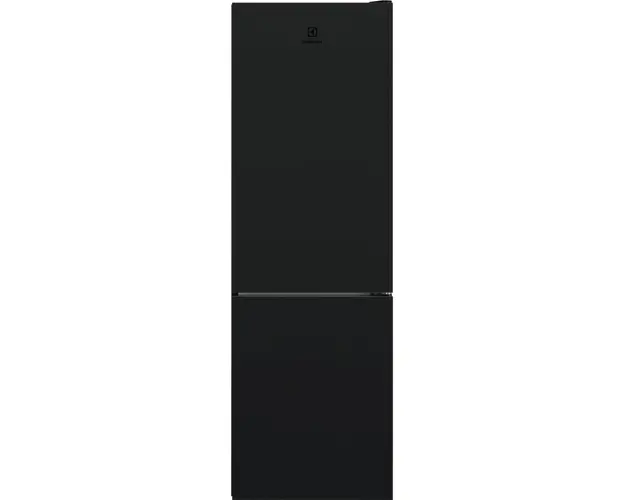 Combina frigorifica Electrolux LNT7ME32M2, 330 litri, No Frost, TwinTech, Cooling 360, Clasa E, Sticla neagra