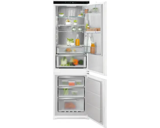 Combina frigorifica incorporabila Electrolux ENC8MD18S, No Frost, Multiflow, 248 l, Clasa D