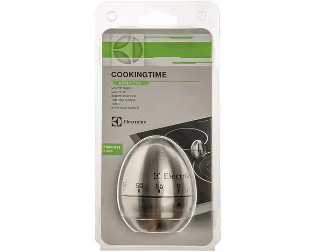 Cronometru de bucatarie Electrolux E4KTAT01, 60 minute, inox
