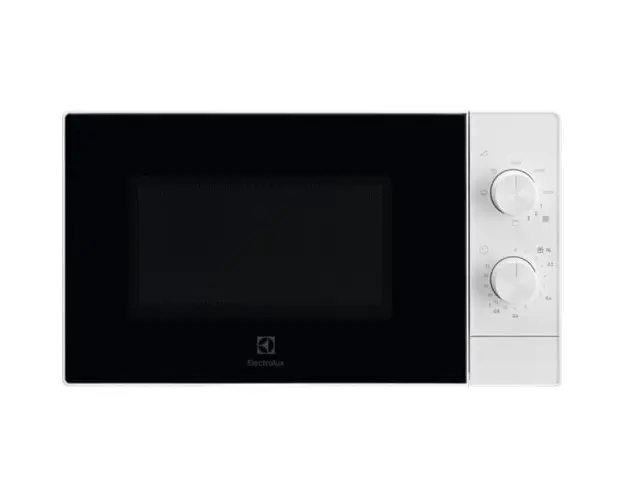 Cuptor cu microunde Electrolux EMZ421MMW, 800 W, 20L, Grill 1000 W, 5 nivele putere, Control mecanic, Alb/negru