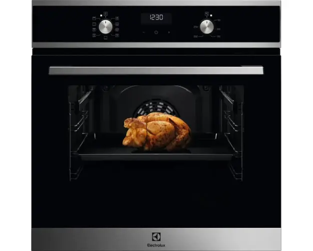 Cuptor electric incorporabil Electrolux EOD5H70BX, SteamBake, 65l, 10 functii, Ghidaj telescopic, 60 cm, Clasa A, Inox