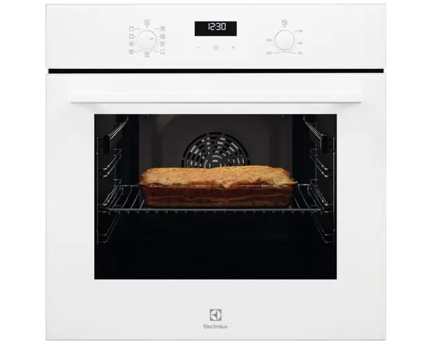 Cuptor incorporabil Electrolux EOF5F50BV, 65 l, Autocuratare catalitica, Timer electronic, SurroundCook, Clasa A, Alb