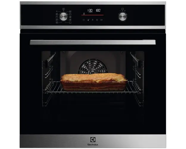 Cuptor incorporabil Electrolux EOF6P76BX, Electric, 65 l, Autocuratare pirolitica, SurroundCook, Grill, Timer electronic, Afisaj LED, Clasa A+, Inox antiamprenta