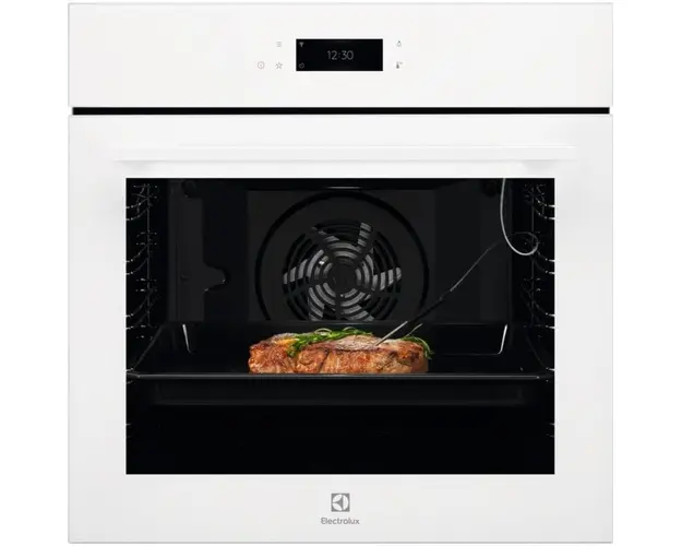Cuptor incorporabil Electrolux SenseCook EOE8P39WV, Electric, 72 L, 17 functii, Wi-Fi, Autocuratare pirolitica, Grill, Display TFT Touch, Sonda temperatura, Alb