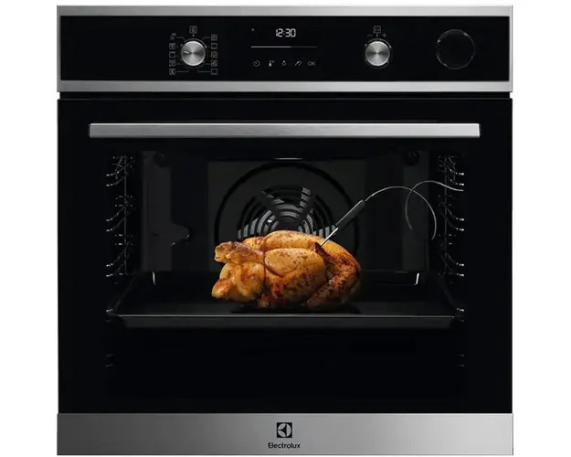Cuptor incorporabil Electrolux SteamCrisp EOC6P77WX, Electric, Autocuratare pirolitica, 72 l, Clasa A+, Wi-Fi, inox