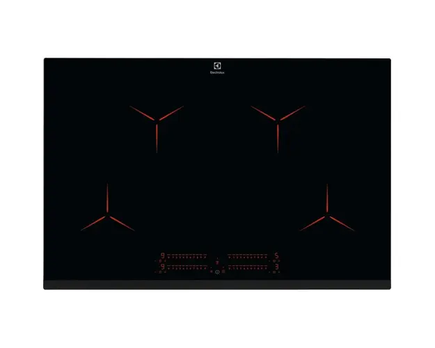 Plita inductie Electrolux Pure Hob EIP8146, 4 zone, timer, control touch, 78 cm, conectivitate hota, negru