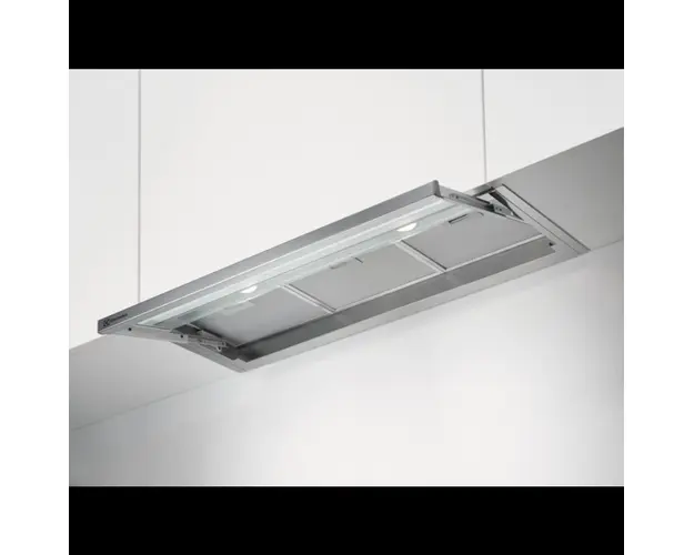 Hota incorporabila Electrolux Seria 600 Flex LFP539X, 600 mc/h, 1 motor, 90 cm, 3 viteze, filtre aluminiu, inox