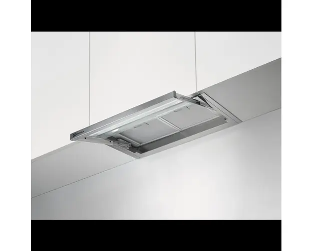 Hota telescopica incorporabila Electrolux Sklok Seria 600 Flex LFP536X, 600 mc/h, 1 motor, 3 viteze, 60 cm, inox