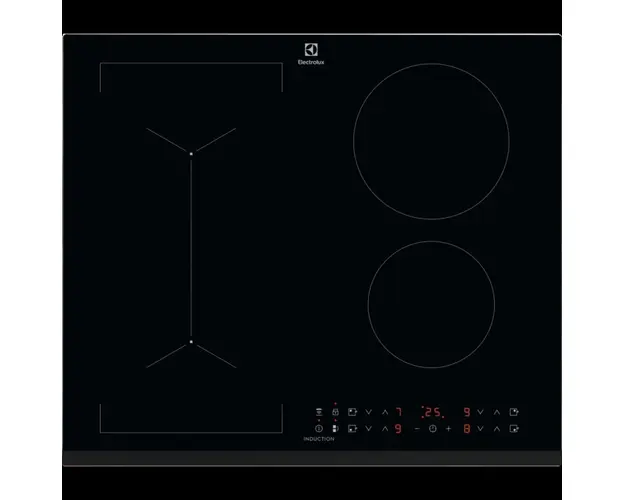 Plita incorporabila inductie Electrolux LIV63431BK, 4 zone, control touch, Booster, 60 cm, timer, negru