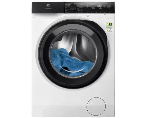 Masina de spalat rufe Electrolux EW8F4482E, 8 kg, 1400 RPM, Clasa A, Motor Inverter, UltraCare, TimeManager, Program Abur Improspatare/EasyIron, Rapid 20 min, Alb
