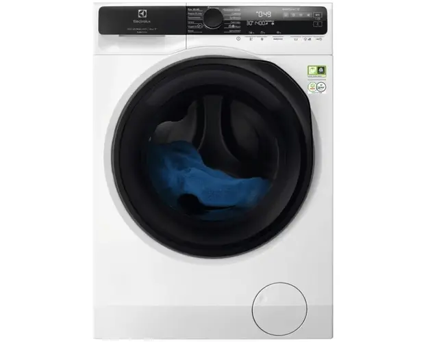 Masina de spalat rufe Electrolux EW8F5417ACE, 10 kg, 1400 rpm, Clasa A, Motor Inverter, WiFi, Autodozare, Display LED, SteamCare, SensiCare, Alb