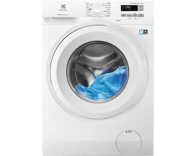 Masina de spalat rufe frontala Electrolux PerfectCare600 EW6F528W, Fuzzy Logic, 8 kg, 1200rpm, Clasa C, alb