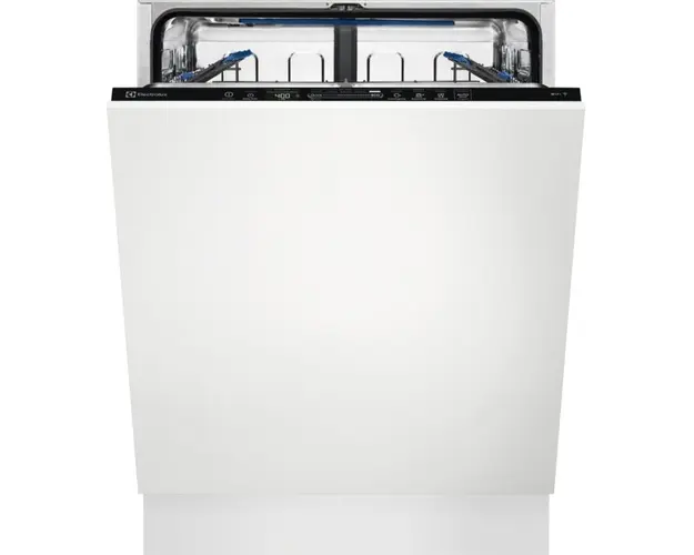 Masina de spalat vase incorporabila Electrolux EEG67410W, 13 seturi, 8 programe, AirDry, FuzzyLogic, Clasa C, Inverter, Latime 60 cm