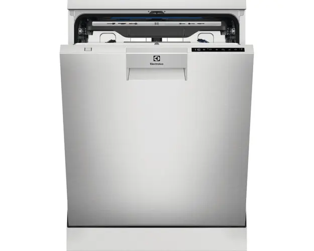 Masina de spalat vase independenta Electrolux ESM89300SX, Clasa D, 15 seturi, AirDry, Display, 8 programe, Motor Inverter, 60 cm, Inox