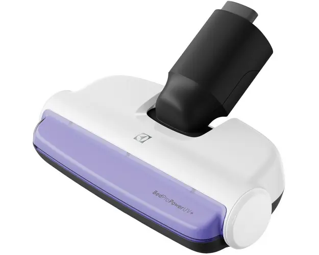 Perie motorizata ZE149A Electrolux BedProPower™ Plus cu lumina UV, compatibila cu gama de aspiratoare verticale Ultimate 800, aspira perfect saltelele sau canapelele, dezinfecteaza suprafetele, elimina bacteriile, acarienii si virusurile