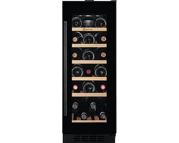 Racitor de vinuri incorporabil Electrolux EWUS020B5B, 20 sticle, H 82 cm, Clasa G, negru