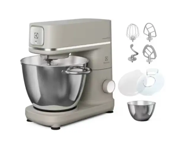 Robot de bucatarie E6KM1-4PPT, 1200 W, 6 L , Viteze: 10+Pulse, Platinum Pearl