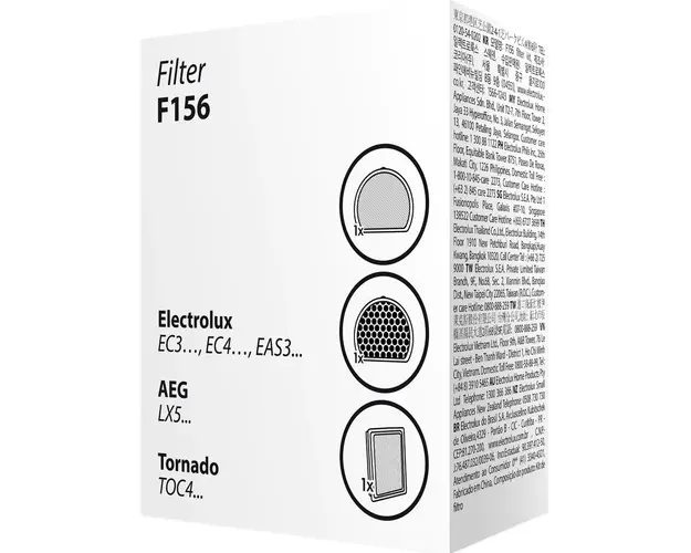 Set 3 filtre Electrolux F156 pentru aspiratoare fara sac din gama Ease C4