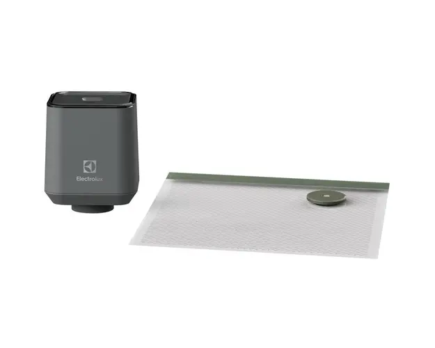 Set vidare EVSK1 Electrolux, 10 pungi reutilizabile 23x26 cm compatibile cu gatire sous vide, Pompa vidare cu acumulator Li-Ion