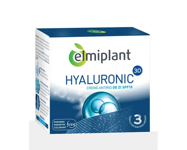 Crema antirid de zi Elmiplant Hyaluronic, 50 ml