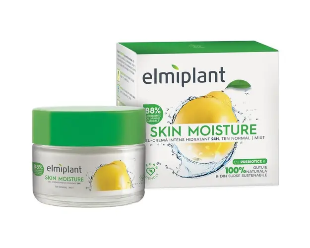 Crema Hidratanta de Zi Elmiplant Skin Moisture 25+ pentru ten normal/mixt, 50 ml