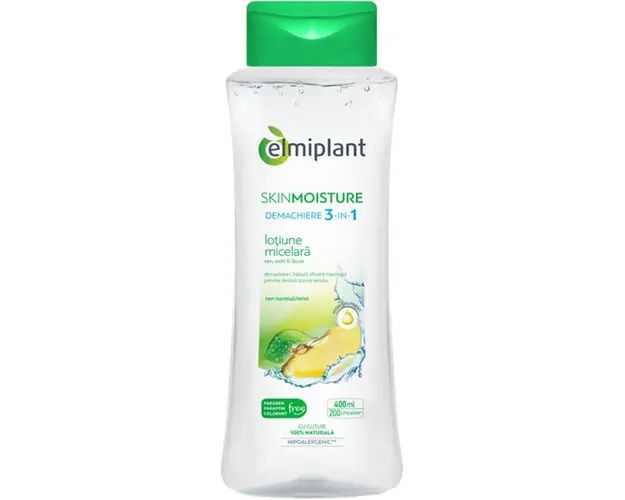 lotiune micelara Elmiplant, pentru ten normal&amp;mixt, 400 ml