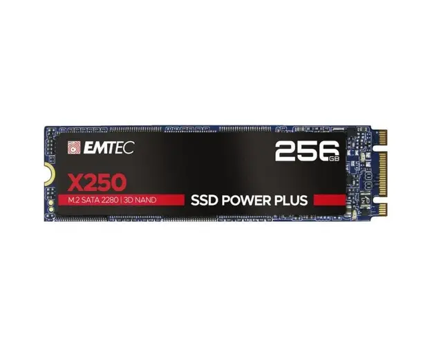 SSD X250, 256GB, SATA M2 2280, R/W speed 520MBs/500MBs