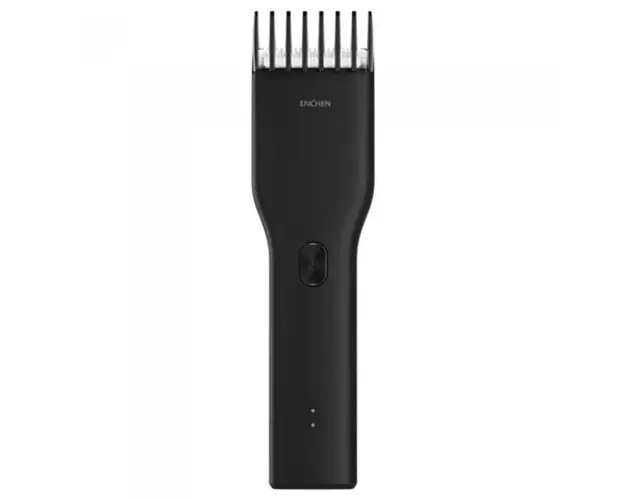 Aparat de tuns ENCHEN BOOST, Lungimea de taiere a parului intre 0.7 si 21 mm, 2 viteze, Sub 55 db, Autonomie 3 luni, Lame de ceramica, Tehnologie antiblocare fir de par, Incarcare rapida inteligenta, Negru
