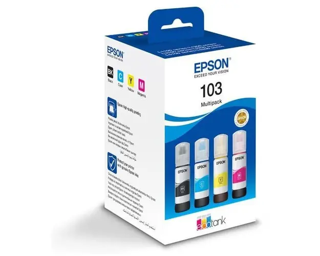Kit cartuse cerneala Epson 103, multipack (cyan,magenta,yellow,black)